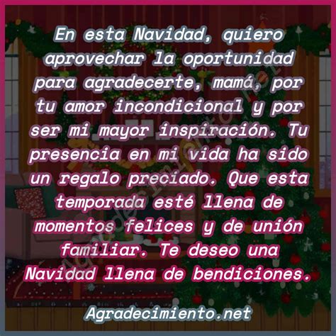 Mensajes de Navidad para mi Mamá