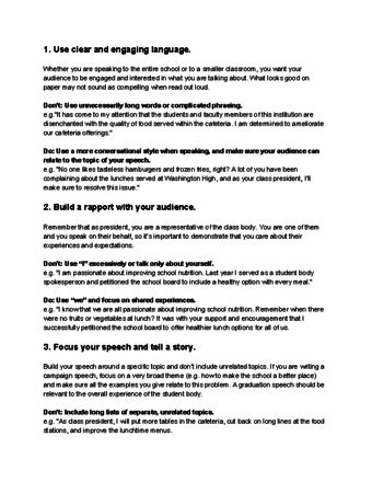 President Speech Example 的图像结果