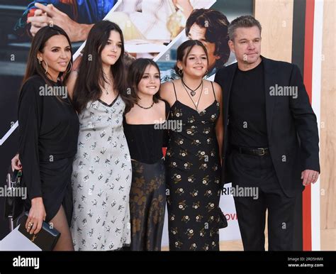 March 27, 2023, Los Angeles, California, USA: Matt Damon,Isabella Damon ...