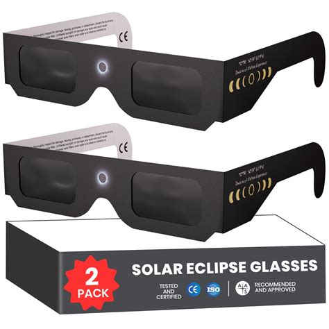 Solar Eclipse Glasses ISO & CE Certified - | Grelly USA