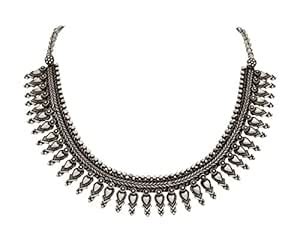 JFL -Traditional Ethnic Handmade German Silver Plated Designer Necklace ...