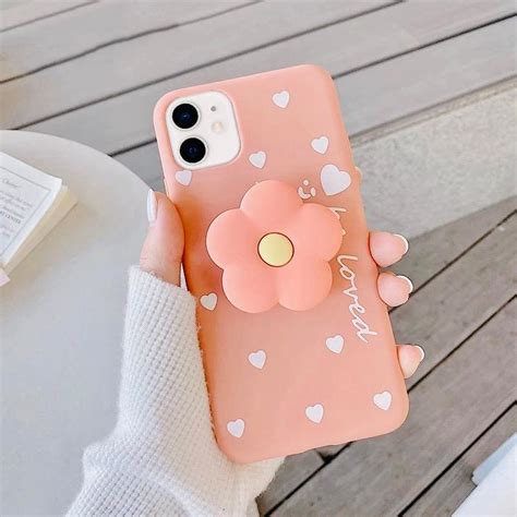 Cute Flower Phone Gripper Cover For iPhone 12 & iPhone Pro Max ...