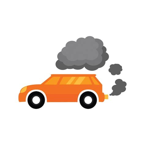 Car exhaust icon | Premium Vector