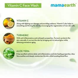Buy Mamaearth Vitamin C Face Wash with Vitamin C & Turmeric, 250 ml ...