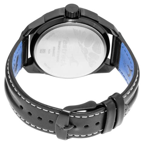 Fastrack Hitlist Quartz Analog Green Dial Leather Strap Watch for Guys