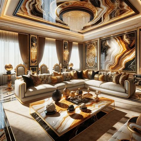 Luxury Mansion Living Room
