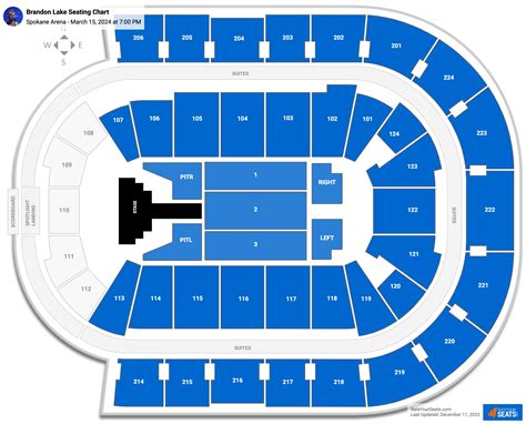 Image result for Spokane Arena Seating Chart