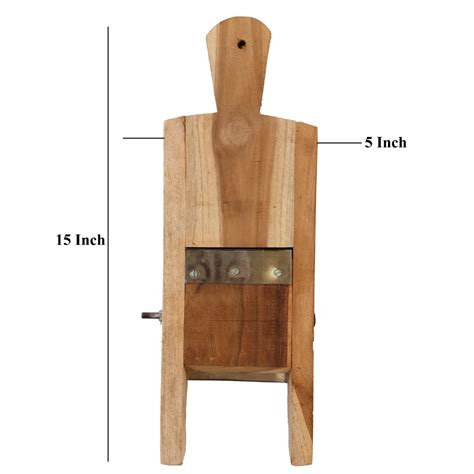 Traditional Handheld Wooden Double Side Vegetable Slicer / Banana, Pot ...