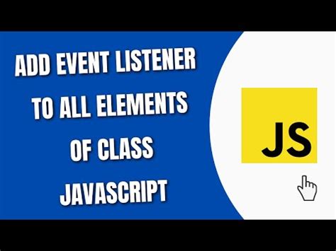 How to Add Class through Event Listener JavaScript 的图像结果