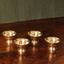Brass Chandan Bowl-Set Of 4 | Traditional Gifts for Navratri | Zishta