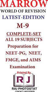 Marrow World Of Revision Notes 9.0 Notes For NEET PG 2026-2027 NEET ...