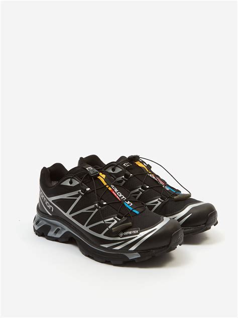 Salomon XT-6 GTX - Black/Black/Ftw Silver | Sneakers men fashion ...