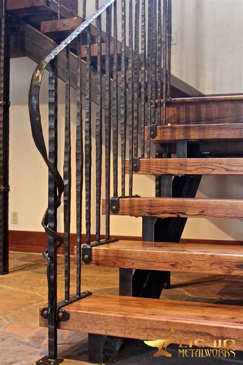 Wrought Iron Stair Handrail