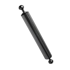 BGNing Carbon Fiber Float Extension Arm 1" Dual Ball Diving Camera ...