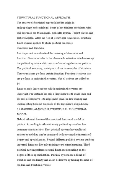 Image result for Structural Functional Approach Diagram