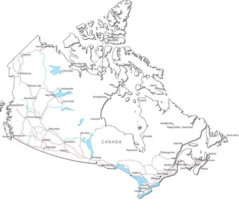 Map of Canada 的图像结果