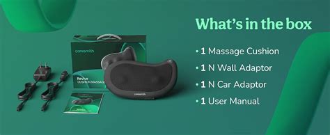 Caresmith Revive Cushion Massager Machine for Pain Relief | Neck and ...