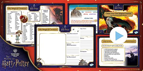 Harry Potter: Create Your Own Magical Creature Non-Chronological Report