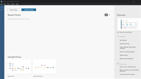 Initial SQL Tableau Prep 的图像结果