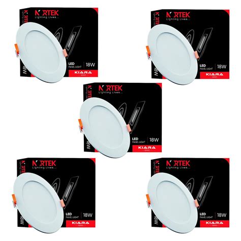 Buy Nortek Kiara 18W Slim Round LED Panel Ceiling Light, Ultra-Slim ...