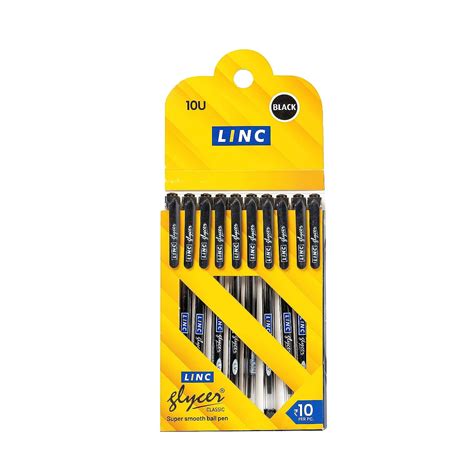 Linc Glycer 0.6 mm Ball Pen - Pack of 10 – Fetch N Buy