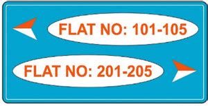 JEEPL NUMBER PLATE SIGNBOARD, ACP with vinyl 4X8 INCHES (7019 ...