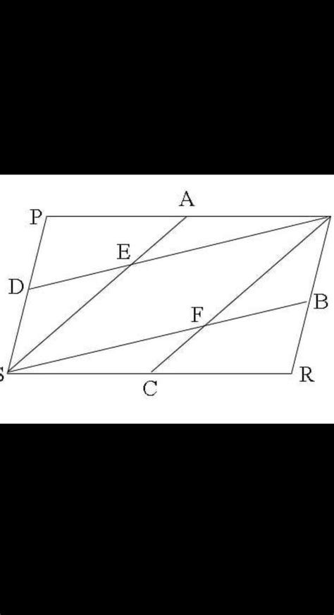 5. A, B, C, D are the mid-points of the sides PQ, QR, RS and SP of a ...