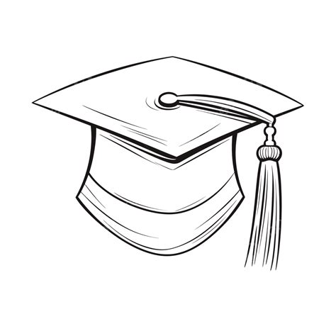 Printable Graduation Cap Outline