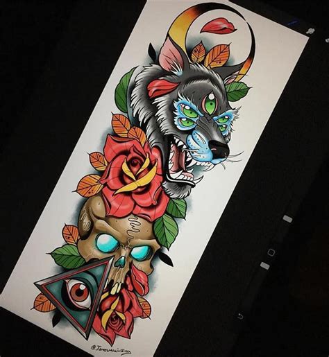 illustration tattoo style
