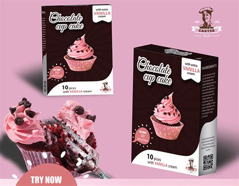 Image result for Simple Cake Box Design