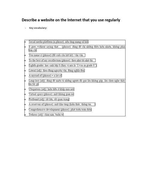 How to Describe a Website Design 的图像结果