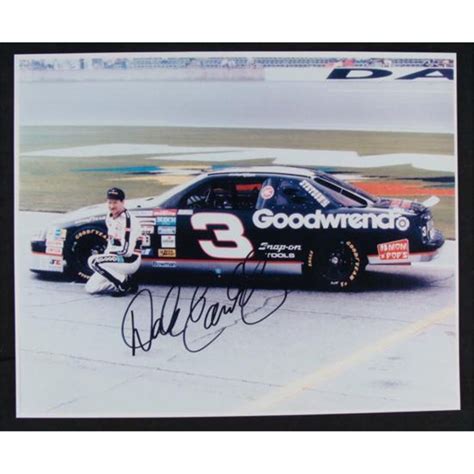 DALE EARNHARDT NASCAR Signed 8x10 Photo DAYTONA COA
