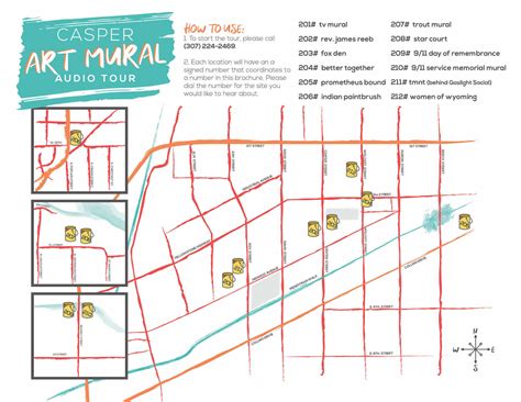 Mural Town: A comprehensive guide, map of Casper's colorful murals ...