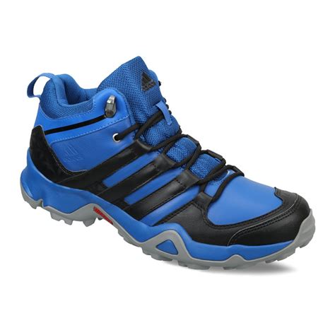 Adidas Men's Iron Trek Leather Blue, Visgre and Black Leather Trekking ...