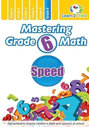 Buy Mastering Grade 6 Math Speed Book Online at Low Prices in India ...