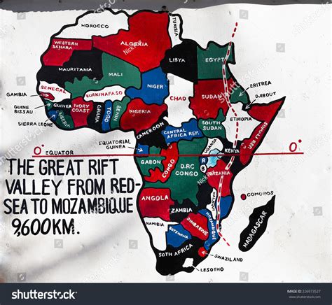 Great Rift Valley Africa Map PPT Africa's Great Rift Valley