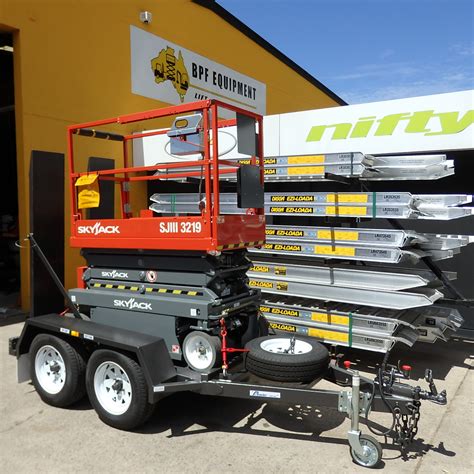 Skyjack SJ3219 19 Foot Scissor Lift Trailer Package | Adelaide