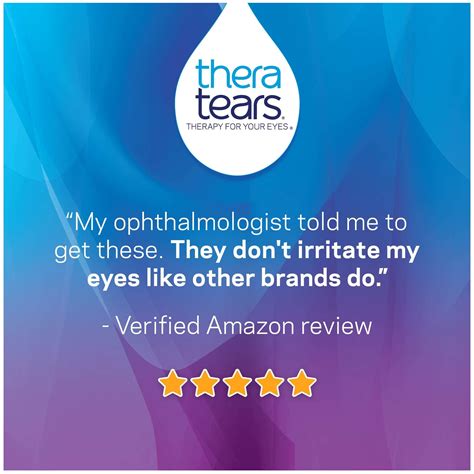 TheraTears Eye Drops for Dry Eyes, Dry Eye Therapy Lubricant Eyedrops ...