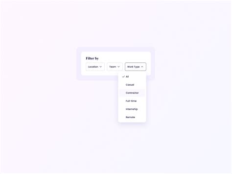 Image result for Filter Panel UI