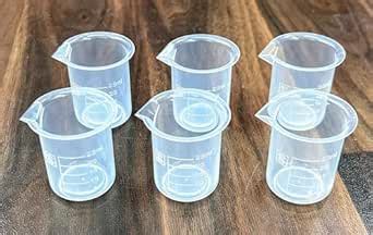 DT Science House Laboratory Beaker, 25 ml, Plastic (Polylab) pack of 6 ...