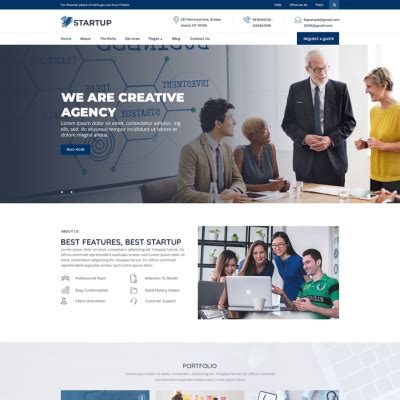 Business Startup WordPress Theme Buywptemplates