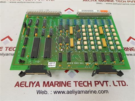 Netstal poa 110.240.5437 Control interface relay board – Aeliya Marine