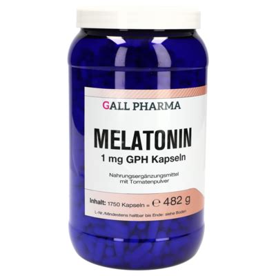 Melatonin 1 mg GPH Kapseln [4019769]-Gall-Pharma GmbH-Online-Shop