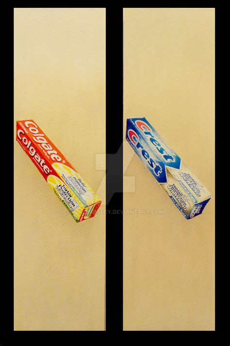 Colgate Versus Crest by toddmosley on DeviantArt