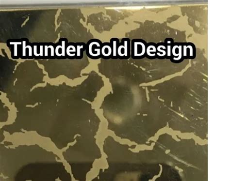 Stainless Steel Gold Etching Design Sheets - Decorative Stainless Steel ...