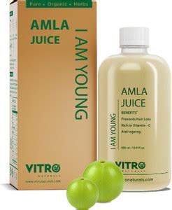 VITRO Amla Juice Good for hair & skin, Rich in vitamin C, Anti Aging ...