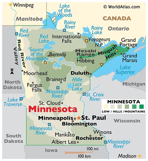 Minnesota Maps & Facts - World Atlas