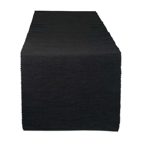 black table runner