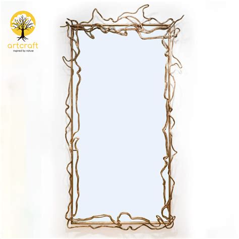 Vine Wall Mirror - 100% Made From Brass – Artcraft