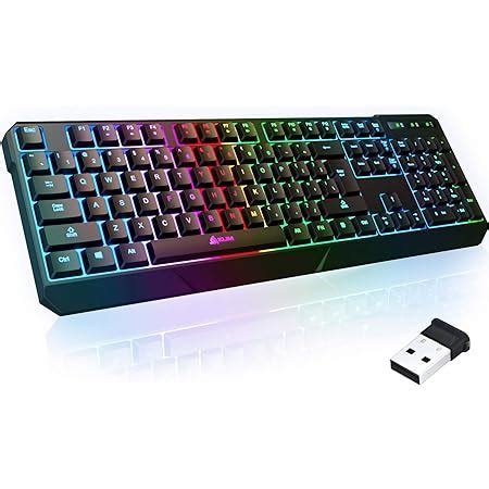 Amazon.in: Buy KLIM Chroma Rechargeable Wireless Gaming Keyboard + Slim ...